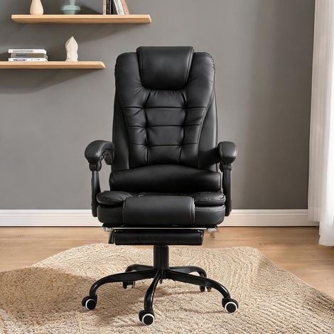 Chaise de bureau en similicuir mousse 67 x 79 x 121 cm (1/5)