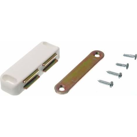 Lot de 12 grandes plaques magnétiques blanches pour placard (1/2)