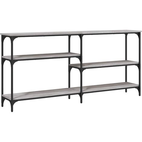 Maison Exclusive - Tavolo Consolle Grigio Sonoma 160x29x75 cm in Legno Multistrato