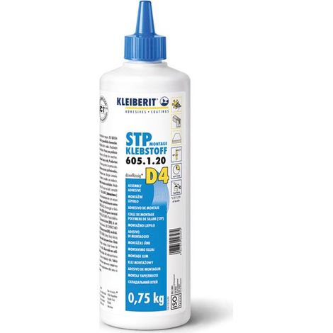 KLEiBERIT STP-Klebstoff D4 605.1 Flasche =0,75 kg (1/2)