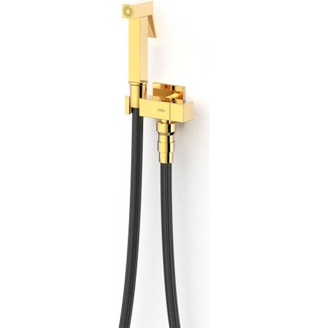 Mitigeur encastré avec douche pour WC Or 24K - TRES 24112351OR