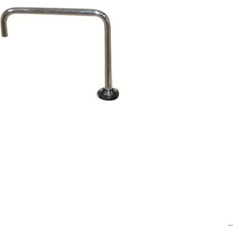 Bec Télescopique - Pivotant En Inox Chromé - Déport 120 Mm - Fixation Trou 33 Mm - Tube 10 Mm - Raccord Fileté 12/17 Mm - Eau Froide - 1 Pièce (1/2)