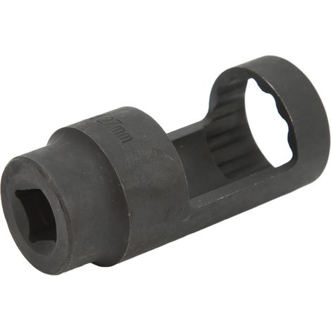 Douille pour injecteur diesel, entraînement 1/2 pouce, 27 mm, 12 pans, acier au chrome-vanadium, universelle pour voitures (1/5)