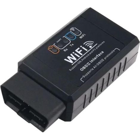 OBD2 WiFi ELM327 - Computadora de diagnóstico OBD para automóvil, lector OBD2, escáner de diagnóstico para automóvil, diagnóstico OBD multimarca, compatible con dispositivos inalámbricos
