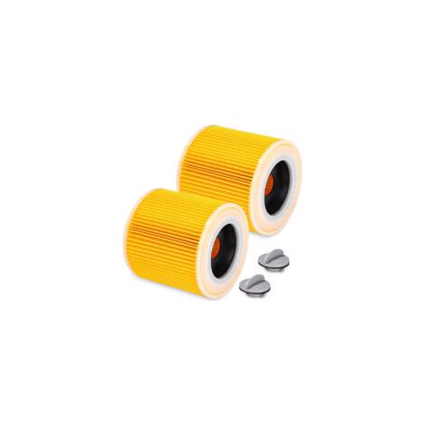 Cartouche filtrante, lot de 2 filtres pour aspirateurs Kärcher, compatibles avec les modèles Kärcher WD3 Premium, WD2, WD3, WD3P, MV2 et MV3 - Filtre WD3 - Filtre de rechange pour aspirateur Kärcher 6 (1/2)