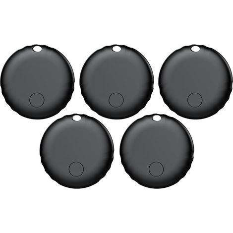 Localizzatore, da utilizzare con l'app Trova il mio (solo iOS), batterie sostituibili, 5 pezzi, nero (1/4)