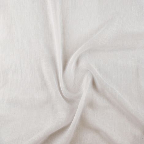 Tissu plombé voile gaze poly-lin Ecru 290 cm