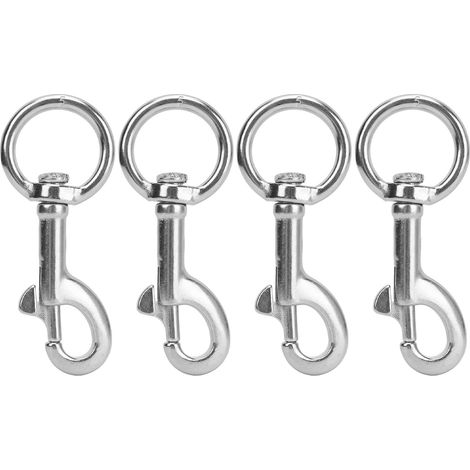 Mousqueton à boulon à œil pivotant en acier inoxydable 316, Clip de plongée sous-marine de qualité Marine pour navire 5 4 pièces. (1/5)