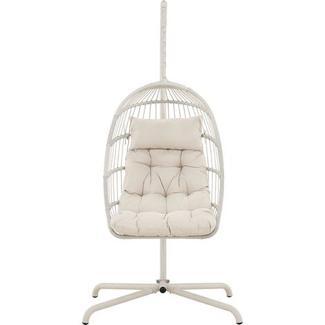 Trezza Hängesessel mit Stativ beige.