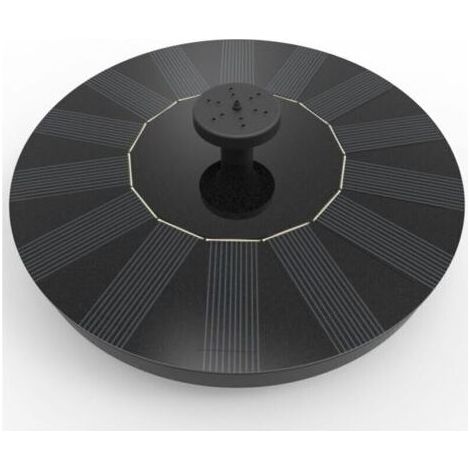 Fontaine de jardin, Solatec Fontaine Solaire Pompe à énergie Solaire 1,4 W - Pompe Submersible pour Bassin, Piscine, Jardin, Aquarium.,--TRIMEC