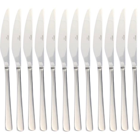 Gnali Medea set 12 pezzi coltelli tavola dentati acciaio nickel free