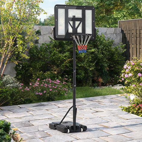 Panier de basket réglable de 220 à 365 cm 110 x 75 x 365 cm (1/5)