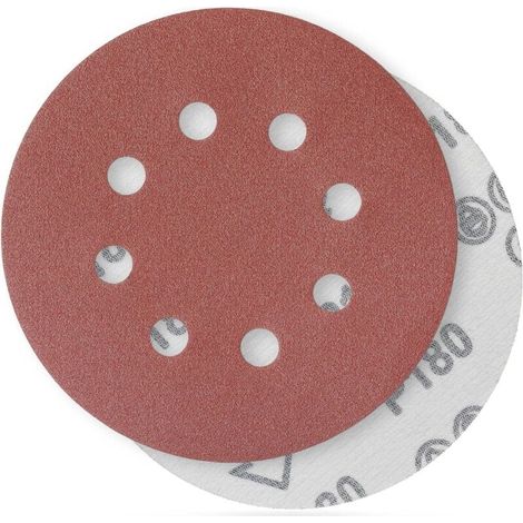 180 Schleifscheiben, Schleifscheiben, Körnung 125 mm, ideal zum Schleifen/Polieren/Entrosten, HSDPS5M100, 100er-Packung (1/4)