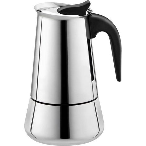 CafetièRe Espresso,CuisinièRe CafetièRe,Espresso Pot Machine à Café,Italienne 100Ml en Acier Inoxydable (1/5)