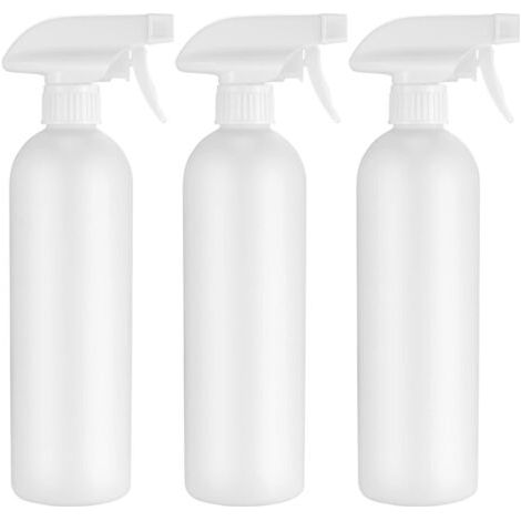 3 Pièces Bouteilles de Pulvérisation, 500ML Flacon Vaporisateur Spray Vides, Bouteilles de Pompe Plastique pour Jardin Plante Cheveux Pulvérisateur D'eau (1/3)