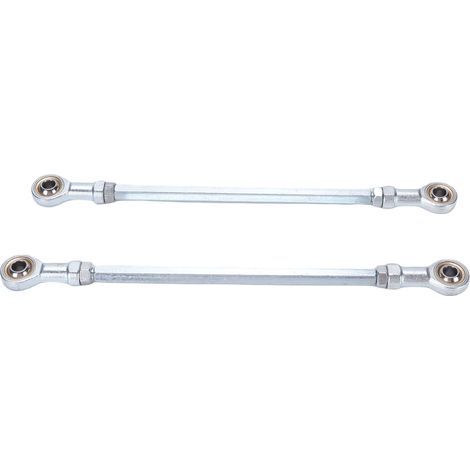 Barre de direction pour karting, 255 mm, alliage d'acier, rotule 8 mm – Lot de 2 (1/5)