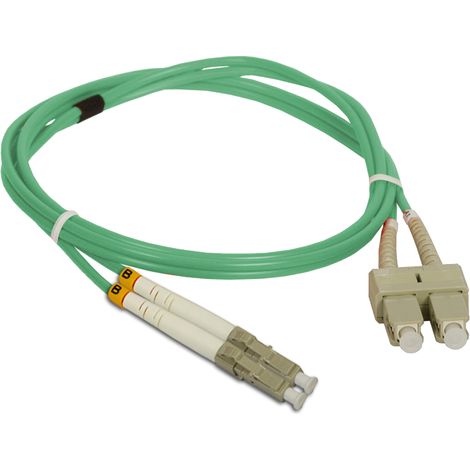 Cavo patch MM OM3 LC-SC duplex 50/125 1,0 m alantec