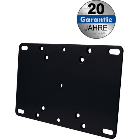Vesa-Adapter adaptiert vesa 75 / 100 auf vesa 200 x 100, schwarz