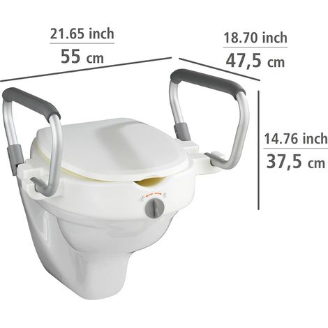 4world Secura Adattatore per WC Bianco Comfort e Sicurezza (1/5)