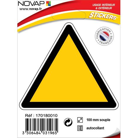 Panneau Danger - Adhésif Triangle 100mm - 4031965