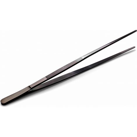 Pince de cuisine universelle en acier inoxydable revêtu, longueur 300 mm - Hendi 680131 (1/2)