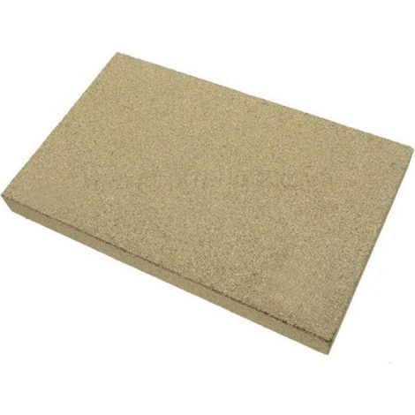 Brique réfractaire - 310 x 194 x 29 mm - Pour poêle à bois - Droite ou gauche - ×1