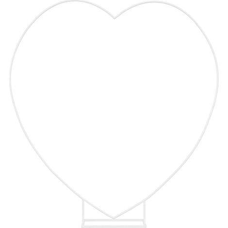 Maison Exclusive - Arco Nuziale Bianco 195 x 35 x 211 cm Acciaio (1/5)