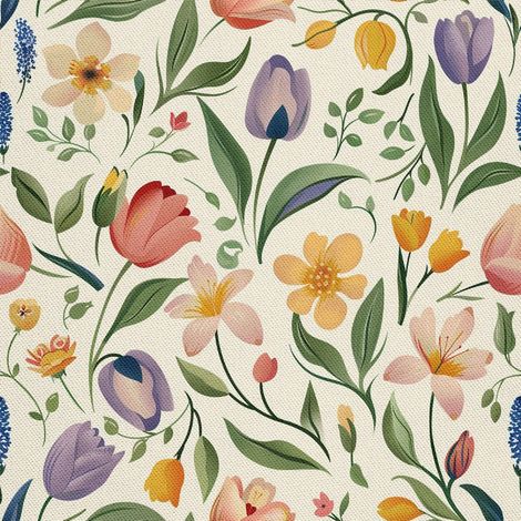 Decoffe Oxford exterior - Motiv Frühling I DX7485 (1/5)