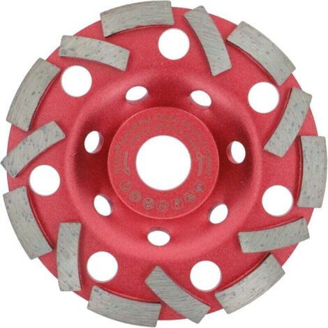 Extra Speed Diamant-Schleifscheibe Beton 125 mm x 22,2 mm Schleifteller für Betonfliesen und Mauerwerkkleber