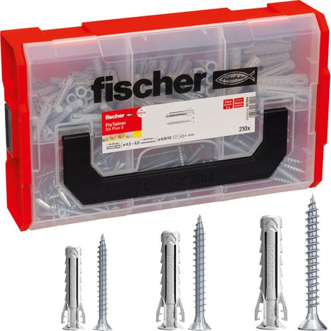 Confezione FixTainer per tasselli SX Plus 6,8 / 10 con viti FISCHER 567894 (1/5)