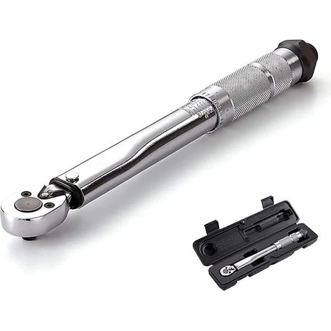 Chiave dinamometrica per trasmissione, chiave dinamometrica completamente regolabile, adatta a bussole da 1/4", con testa a cricchetto, per strumenti di riparazione (1/5)