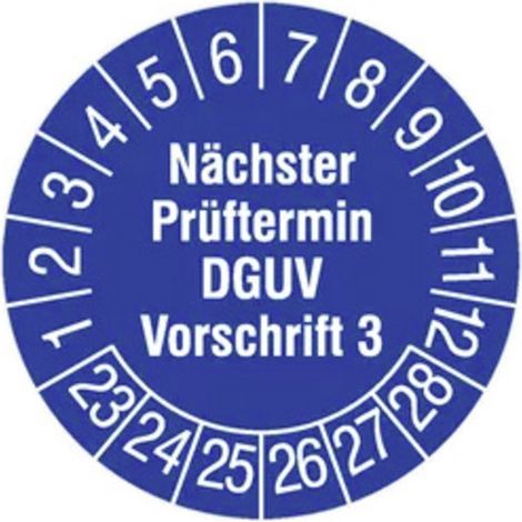 HT Instruments 2002270 Prüfplaketten 30mm  Sicherheitsprüfplaketten  1 St. (1/2)