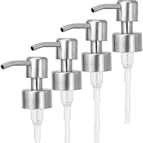 Ricambio per pompa di sapone in acciaio inox per colli standard 28/400