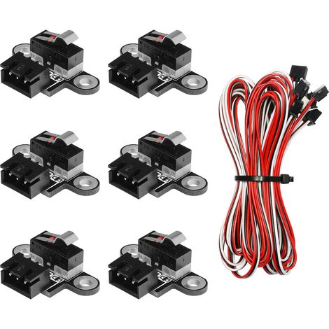 Lot de 6 micro-interrupteurs de fin de course avec câble 3 broches de 1 m pour 3018-PROVer/3018-MX3/3018-PROVer Mach3 (1/5)