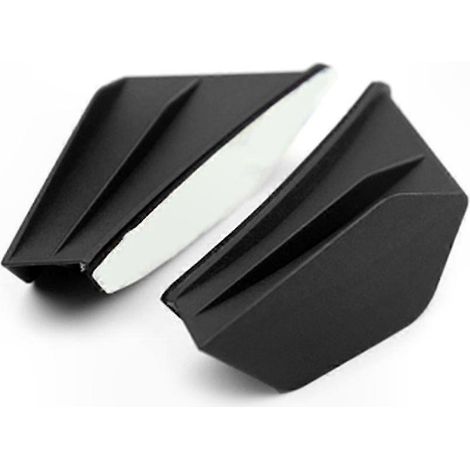 Aerodynamischer Motorradflügel, dynamischer Spoiler mit Klebestreifen, Stabilisierungssatz, individuell anpassbares Zubehör, einfache Montage, sportliches Design, Carbon-Optik, universell. (1/5)