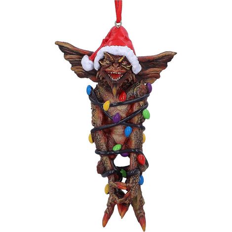 Festliche Hängedekoration mit heller Girlande, braun, Weihnachten (1/4)