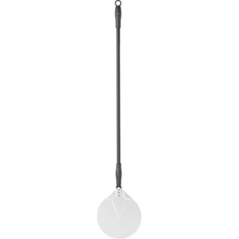 Pala portapizza con manico mobile, alluminio, tonda, diametro. 230 mm lungo 1200 mm - Hendi 617151 (1/3)