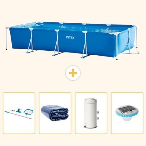 Intex Piscine Tubulaire Rectangulaire - 450x220x84 cm - 5-pièces S131 (1/5)
