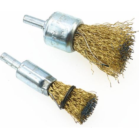 Brosse Métallique en Fil d'Acier pour Décapage et Peinture - Outil Rotatif pour Perceuse Électrique - Accessoire de Nettoyage pour Auto et Moto (1/5)