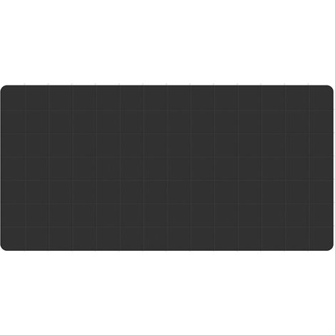 Palette plastique, 1 pièce, pour stockage en sous-sol, légère et imperméable, usage intérieur/extérieur, supermarché, entrepôt, charge max 1000 kg, 1000 x 500 x 136 mm, noir.