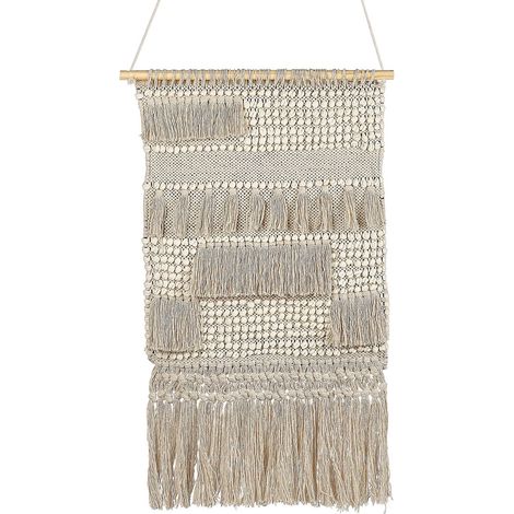 Wandbehang GUJRAT Baumwolle 102 cm Beige