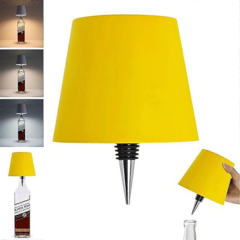 Lampe sans fil pour bouteille, 3 couleurs, rechargeable, pour bars et restaurants, édition C (1/4)