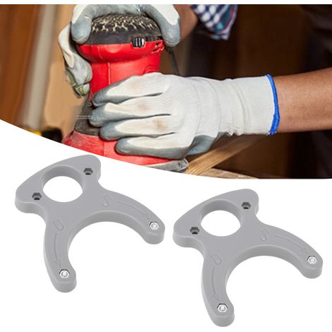 2 Pièces Clé à Plateau d'Insertion pour Table de Routage, Précision Élevée, Anneau en Plastique Portable pour Travail du Bois