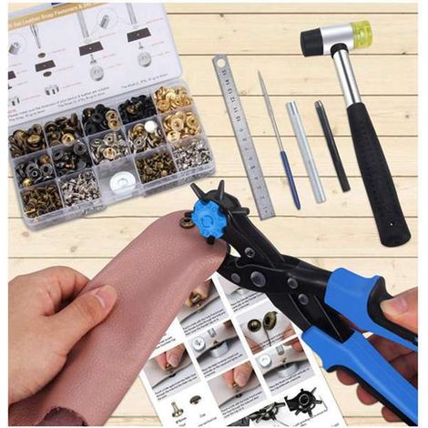 1 Farbsatz: siehe Foto. Material: Metall. 1 Satz aufsteckbarer Metallbefestigungen zur Montage mit Bolzen.