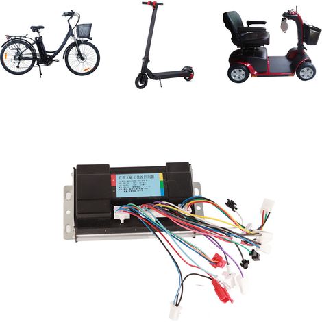 1200-W-Sinus-Vektor-Motorsteuerung für zwei- und dreirädrige Elektrofahrzeuge, 48–72 V (1/5)