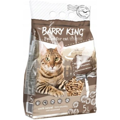 Litière en granulés de bois pour chats et rongeurs, 5 litres