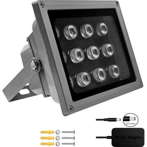 IR Illuminator Wide Angle Long Range 200 Feet 12pcs LED Array Lights (1/5)
