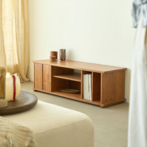Jules - Meuble TV en acacia 120 cm (1/5)