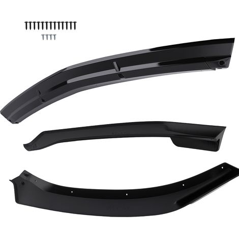 3PCS Front Upgrade Kit for Mercedes CLA W118 C118 X118 2019 Gloss Black Bumper (1/5)