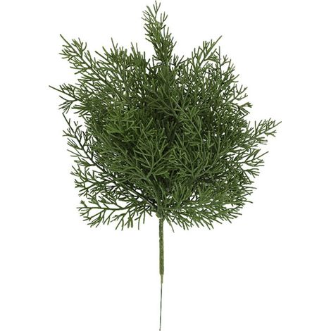 Jeffergarden Cyprès artificiel décoratif de Noël, à suspendre au mur, 31 x 20 cm, 53 g, plastique (1/5)